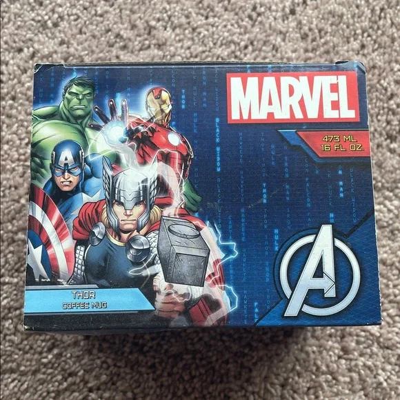 Marvel Avengers Thor Mug with Red and Blue Accents - Picture 3 of 8